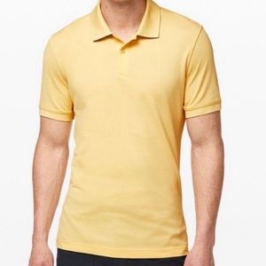 Lululemon NWT Tech Pique Polo, yellow
